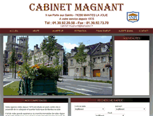 Tablet Screenshot of cabinetmagnant.com